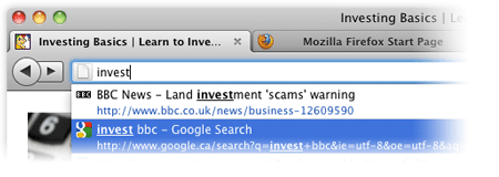 智慧網址列截圖